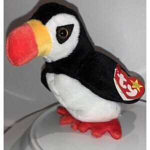 RARE Ty Beanie Baby Puffer 1997 Puffin w/ Tag Errors Retired MINT